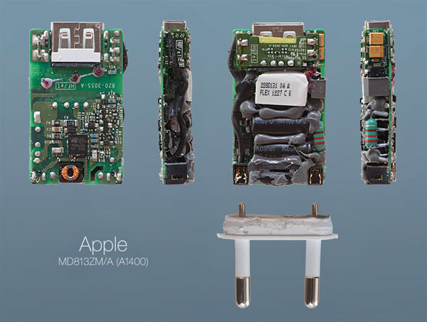 OEM Original Apple Iphone Charger MD813ZM/A 5W Iphone USB Power Adapter A1400 60Hz 240V Input