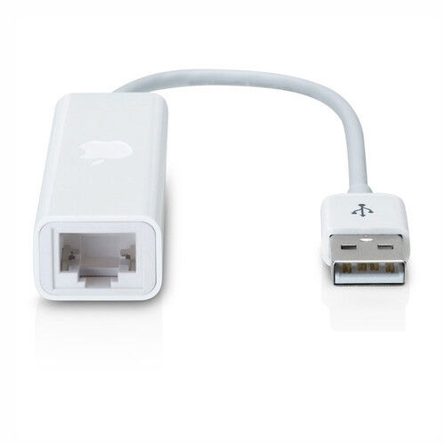 MacBook Apple USB Ethernet Adapter MC704 MB442 A1277 RJ-45 Connector 60Hz