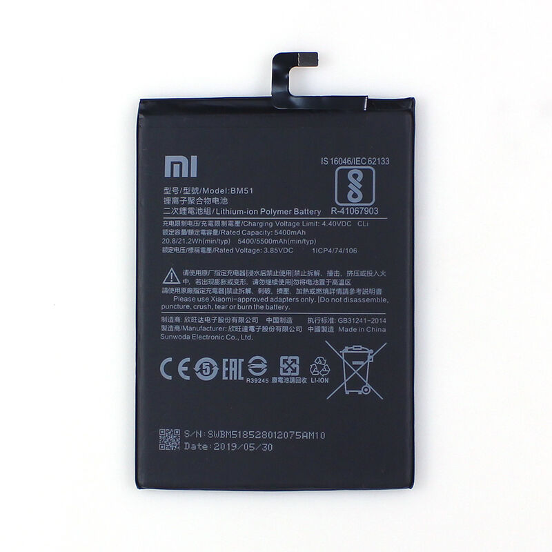 OEM Original Genuine Xiaomi Battery Xiaomi Mi Note 10 Mi Note 10 Pro battery BM51 Physical Stock Wholesale Supplier