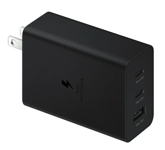 Original Samsung 65W Adaptor PD 3.0 EP-T6530 Fast Charging USB-C Portable