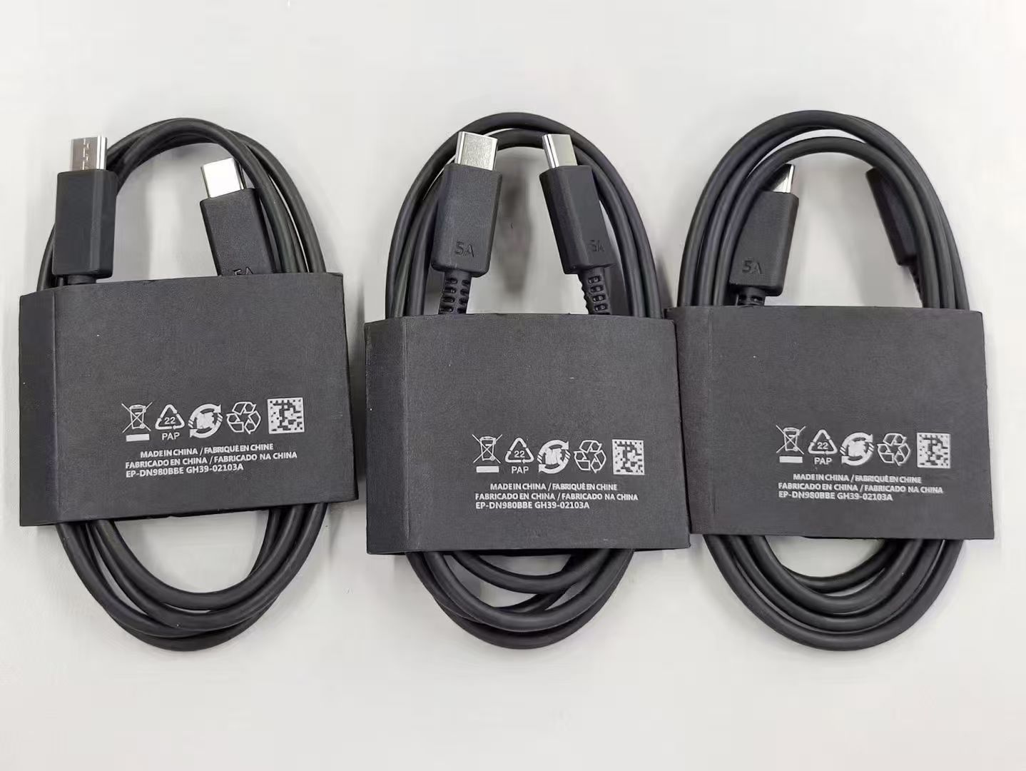 OEM Samsung USB-C Cable 5A EP-DN980 S21 S21+ S21 Ultra 60Hz IP65 Rated