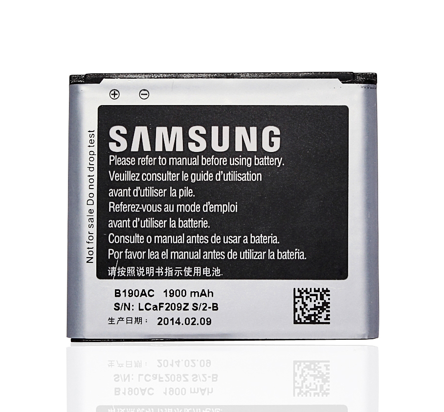 SM-W2014 B190AC Samsung Lithium Polymer Battery 1900mAh Temperature Resistant