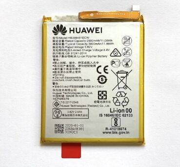 OEM Batteria originale Huawei HB366481ECW Batteria Huawei P9 Lite 3000mAh Litio polimero